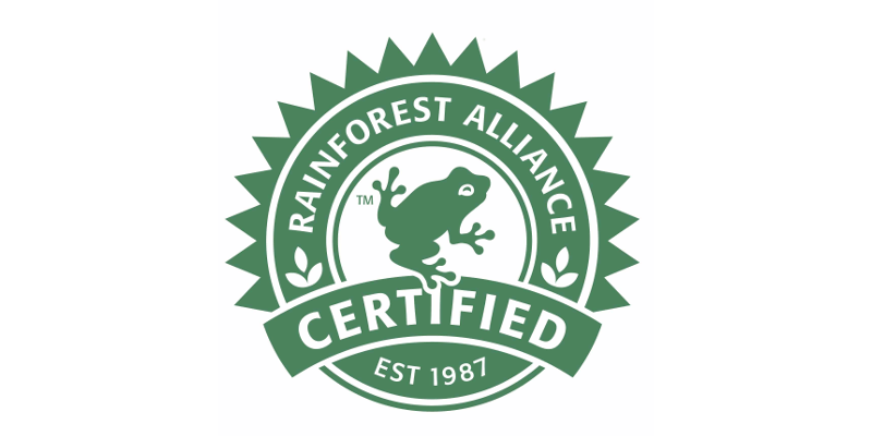 Rainforest Alliance Certified 씰